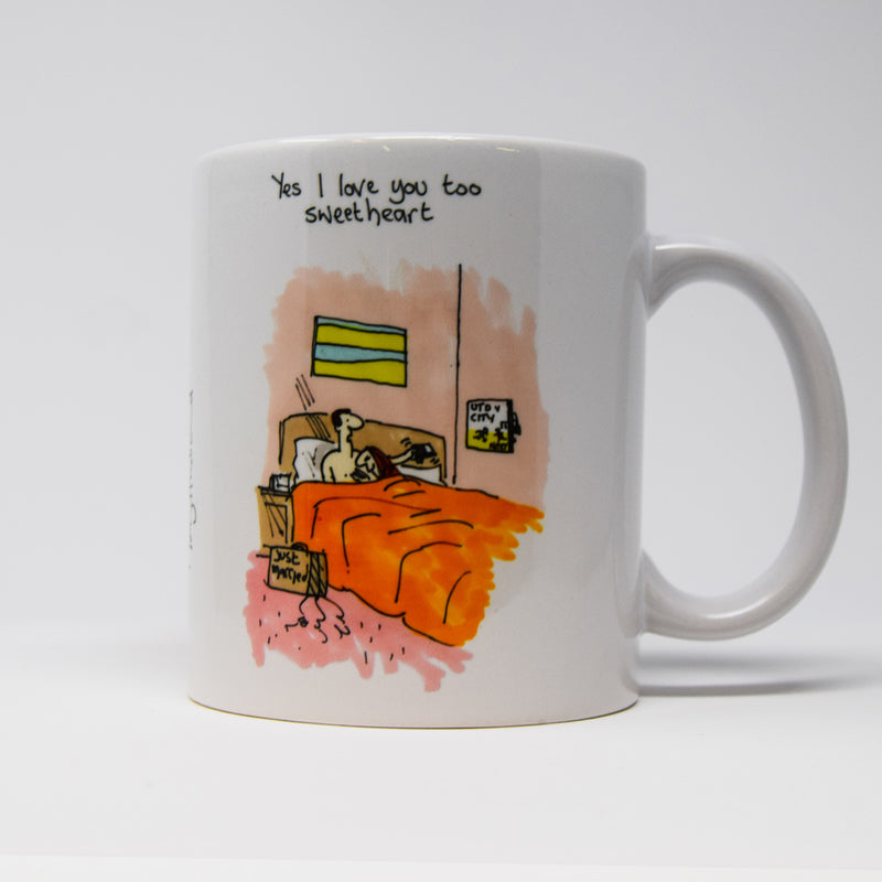 Manchester Derby Just Married Mug by Tony Husband