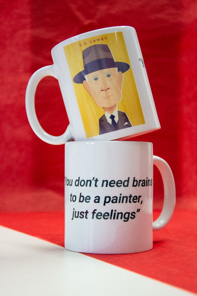 LS Lowry Mug - Great Northerners by Stanley Chow