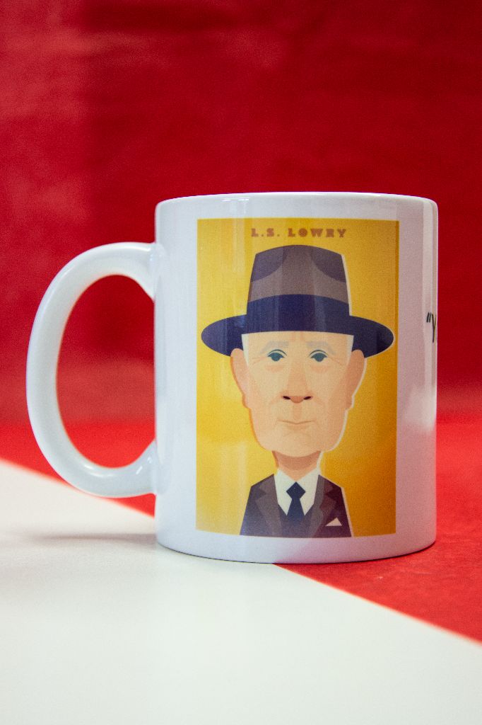 LS Lowry Mug - Great Northerners by Stanley Chow