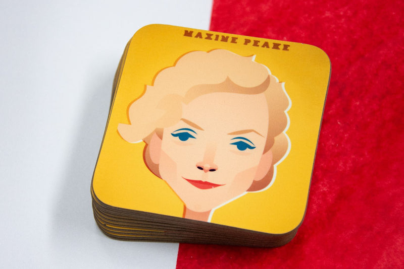 Maxine Peake Coaster - Great Northerners by Stanley Chow