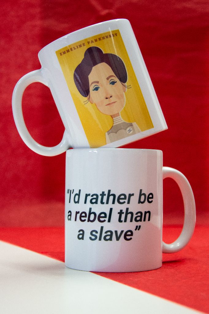 Emmeline Pankhurst Mug - Great Northerners by Stanley Chow