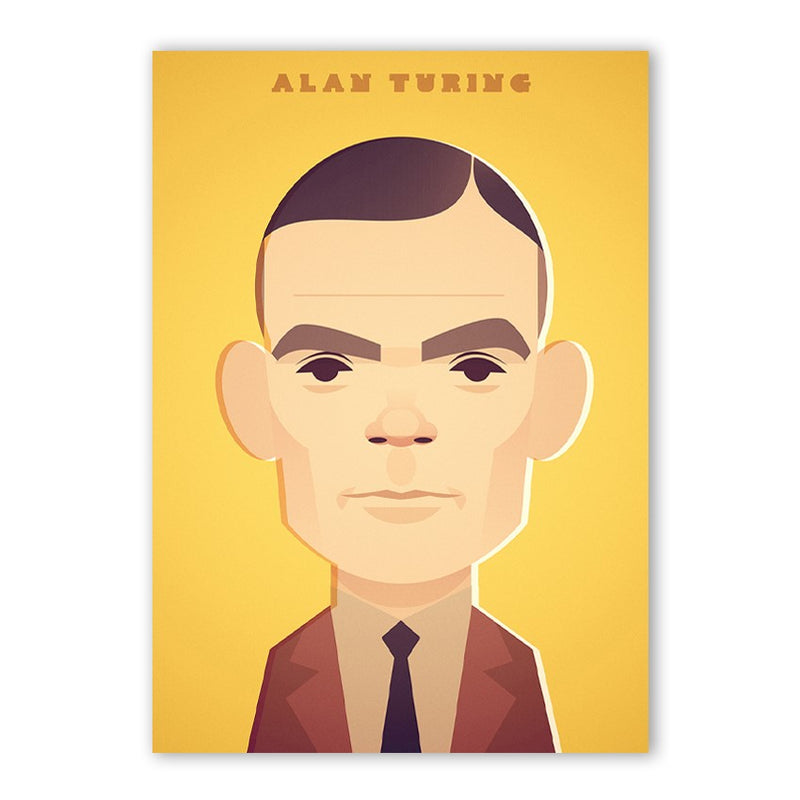 Alan Turing Print - Great Northerners by Stanley Chow