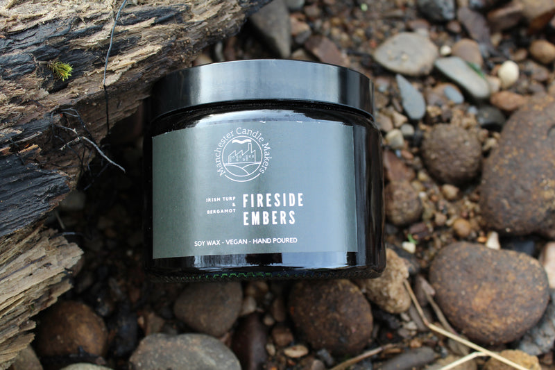 Fireside Embers Soy Wax Candle by Manchester Candle Makers