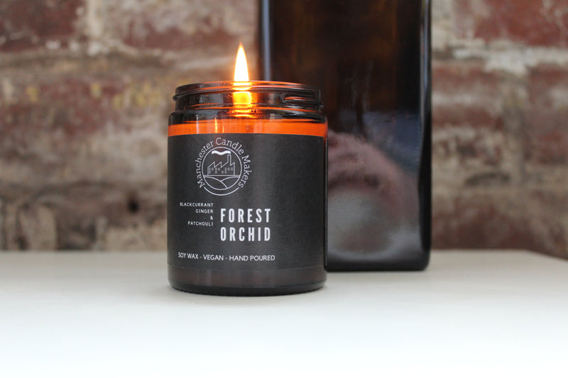 Forest Orchid Soy Wax Candle by Manchester Candle Makers