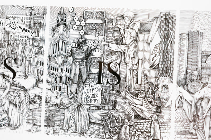 This Is The Place Illustrated Print by The Sculpts