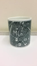 Manchester Doodle Map Mug by Dave Draws