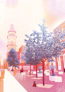 Ancoats Cutting Room Square Print by Buckley Creative