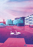 New Islington Marina Print by Buckley Creative