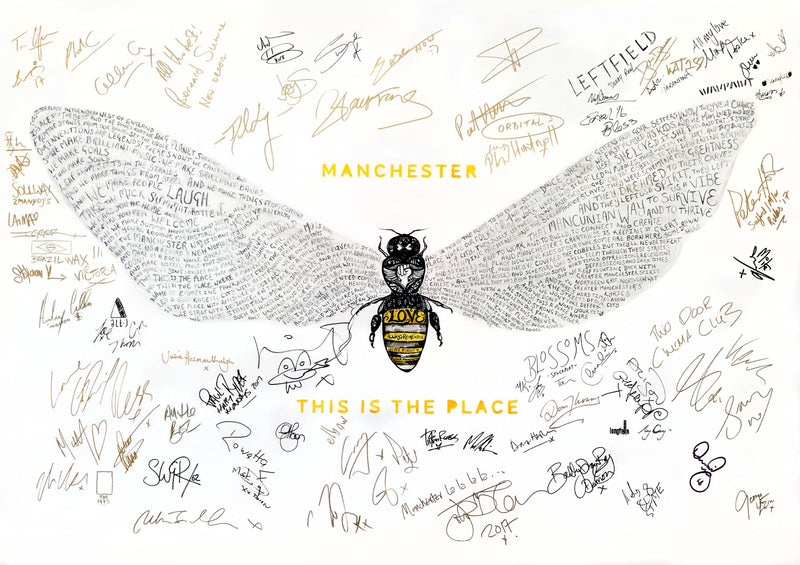 Signed Bee Love Print by Amy Coney