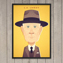 LS Lowry Print - Great Northerners by Stanley Chow