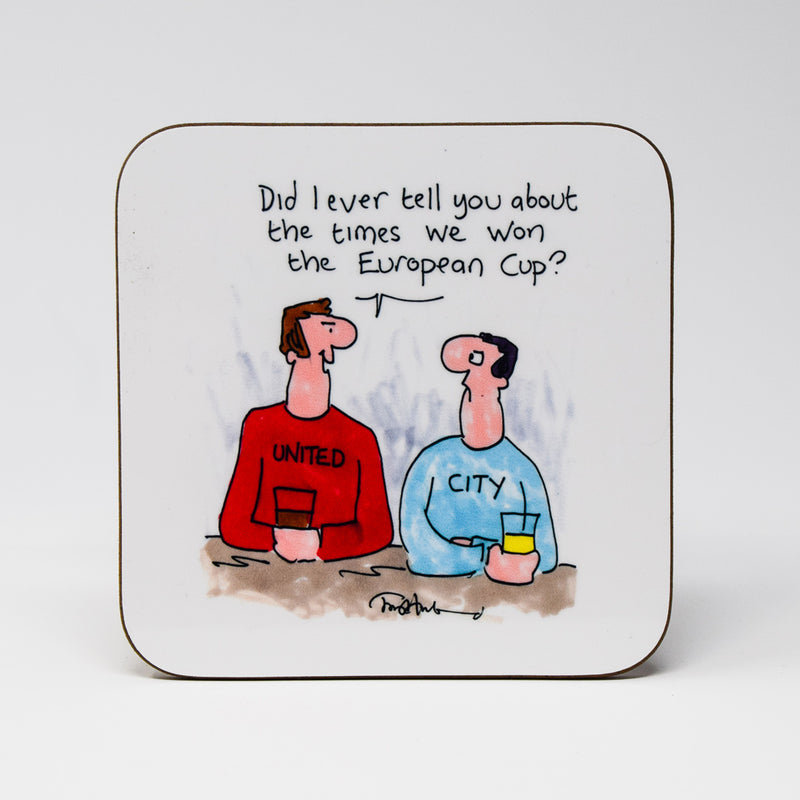 European Cup Coaster by Tony Husband