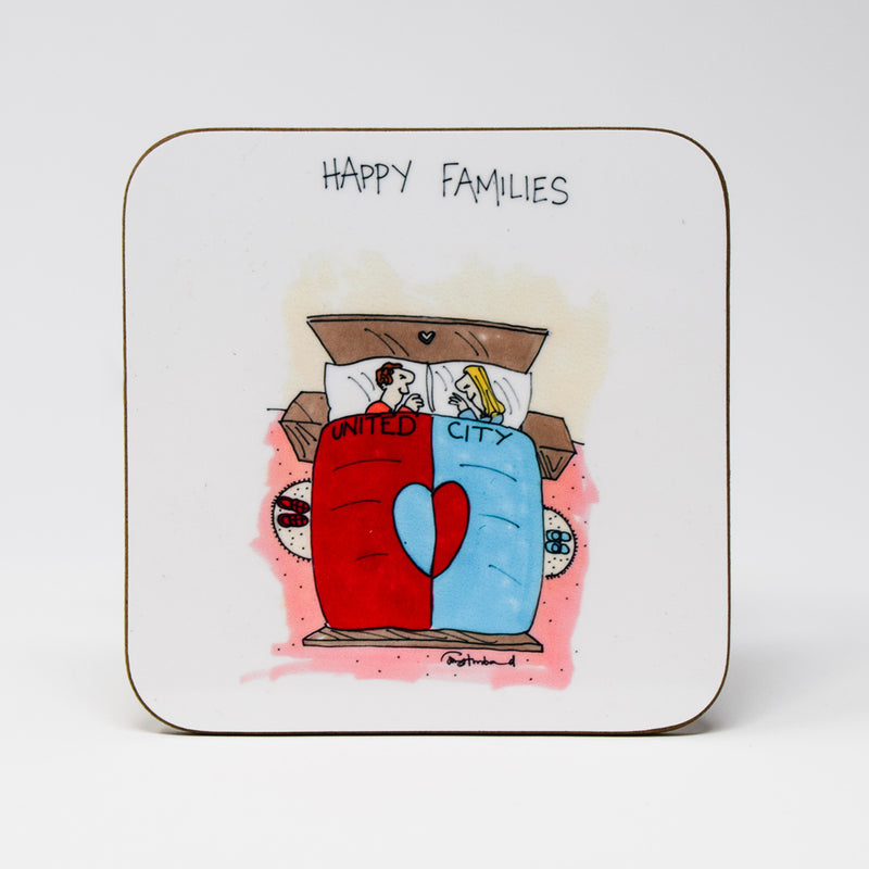 Happy Football Families Coaster by Tony Husband
