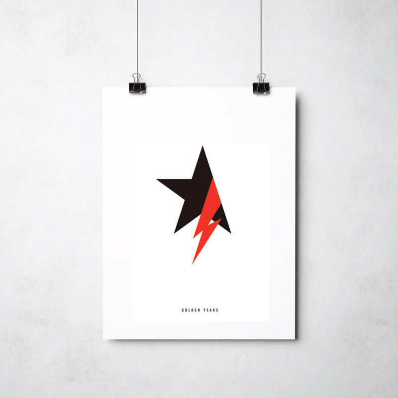 David Bowie Print by This Charming Manc