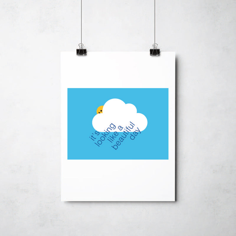Elbow It's Looking Like a Beautiful Day Print by This Charming Manc