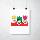 The Three Kings Print by This Charming Manc