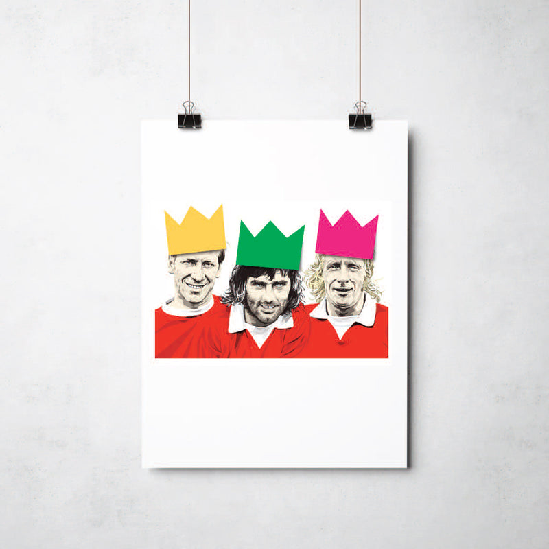 The Three Kings Print by This Charming Manc