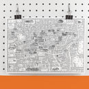 Bolton Doodle Map Print by Dave Draws