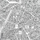 Manchester Doodle Map by Dave Draws