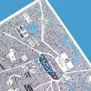 Manchester City Doodle Map by Dave Draws