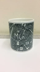 Manchester Doodle Map Mug by Dave Draws