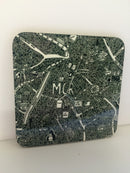 Manchester Doodle Map Coaster by Dave Draws