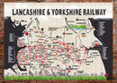 Lancashire & Yorkshire Map by JS Willis