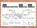Madchester Music Map by JS Willis