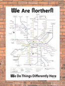 We Are Northern Map by JS Willis