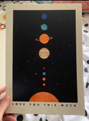 Love You This Much Print by Kate Fox Design