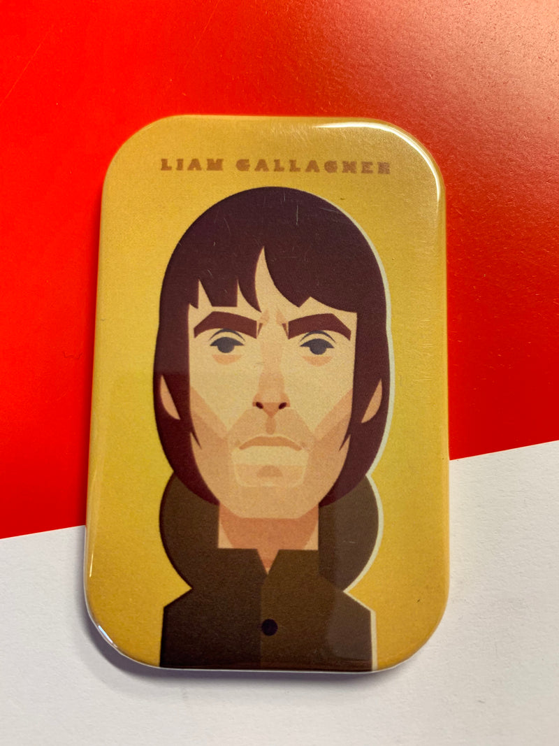 Liam Gallagher Magnet - Great Northerners by Stanley Chow