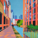 Manchester Canal Print by S L Scott