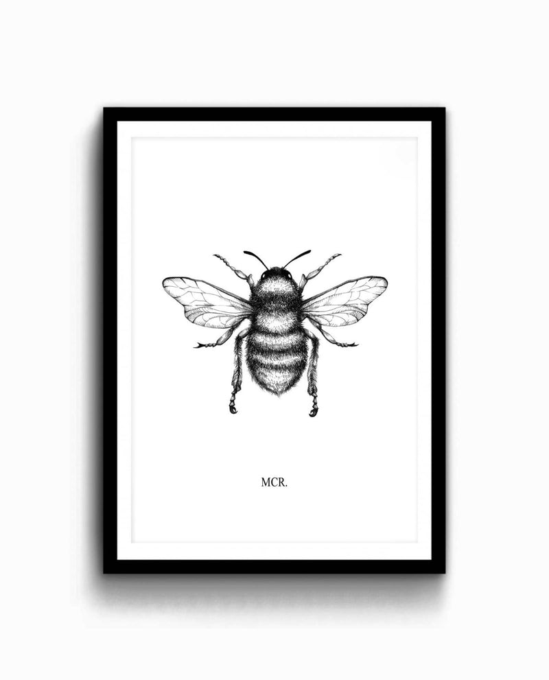 MCR Bee Print by The Sculpts