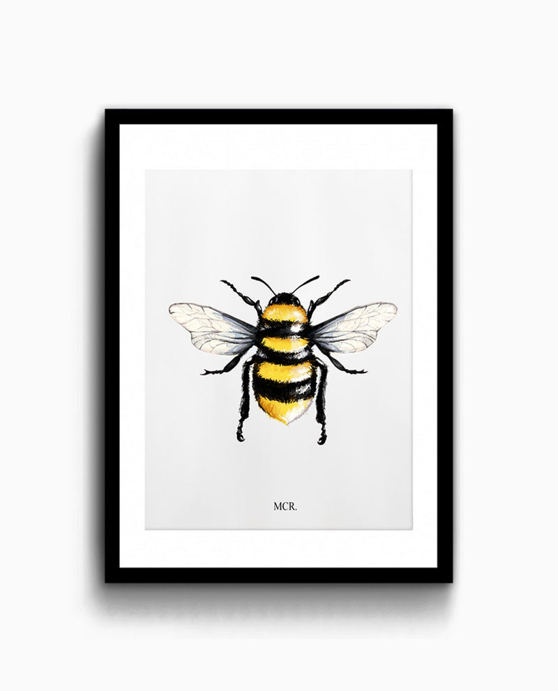 MCR Bee Print by The Sculpts