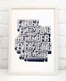 Fear Print by Sketchbook Design