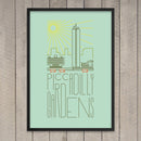 Piccadilly Gardens Print by Stanley Chow & StudioDBD