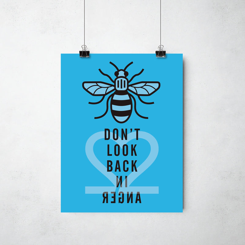 22 Bees Print (Multiple Colours Available) by This Charming Manc