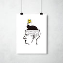 Blowing My Mind Print by This Charming Manc