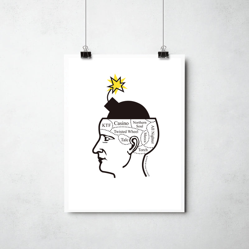 Blowing My Mind Print by This Charming Manc
