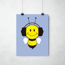 Buzzing Bee Print by This Charming Manc