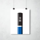 H Bee Print by This Charming Manc