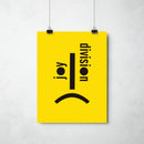 Joy Division Sad Print by This Charming Manc