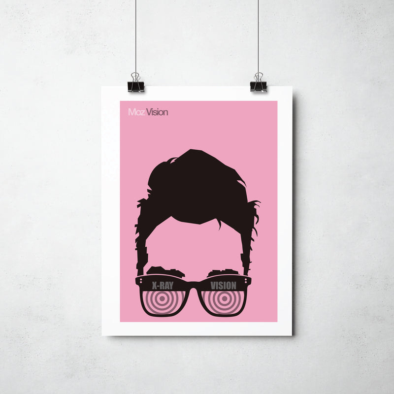 Pink Morrissey Print by This Charming Manc