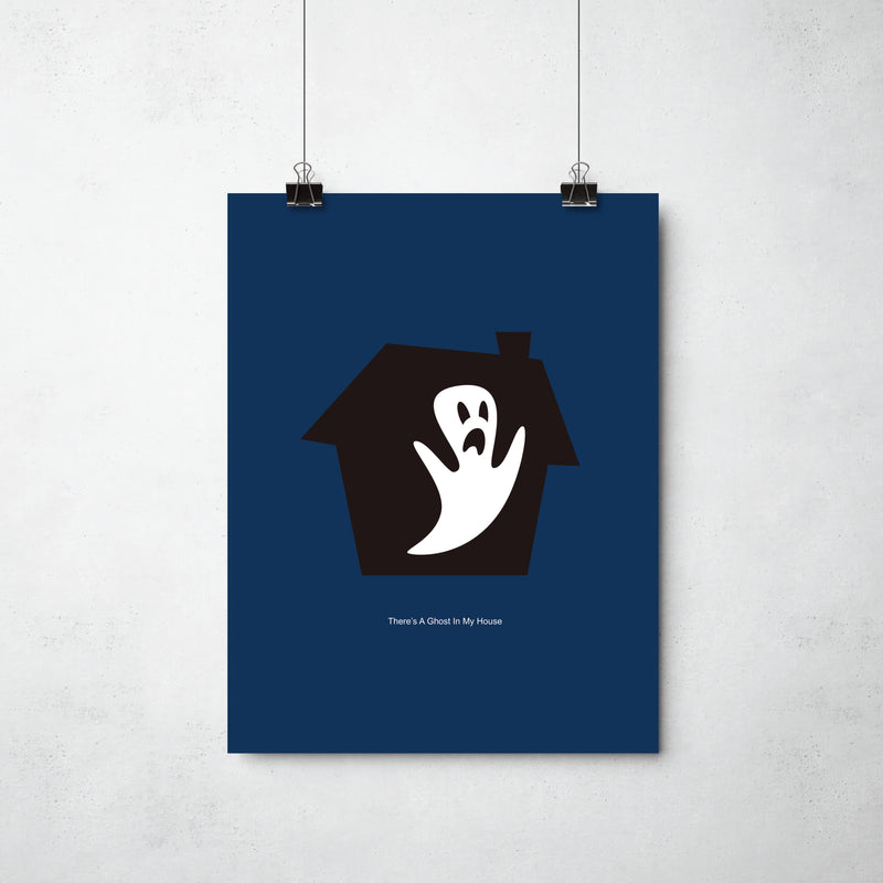 Ghost in My House Print by This Charming Manc