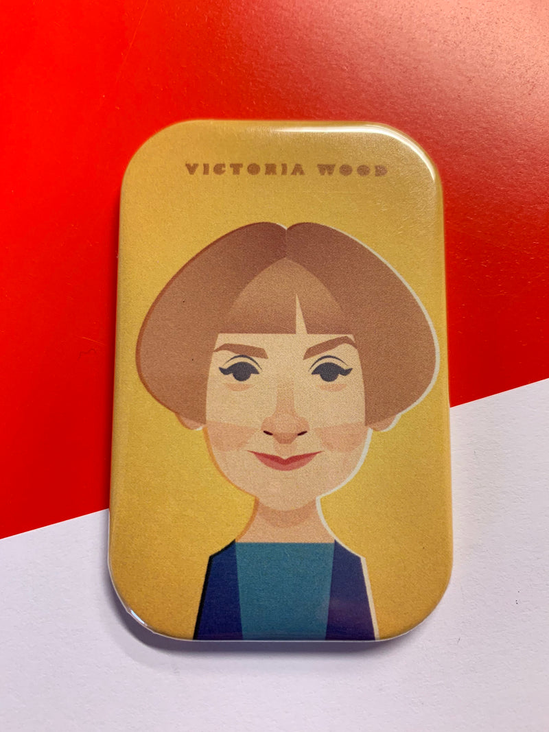 Victoria Wood Magnet - Great Northerners by Stanley Chow