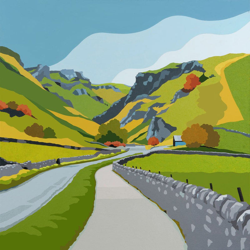 Winnats Pass, Derbyshire Print by S L Scott