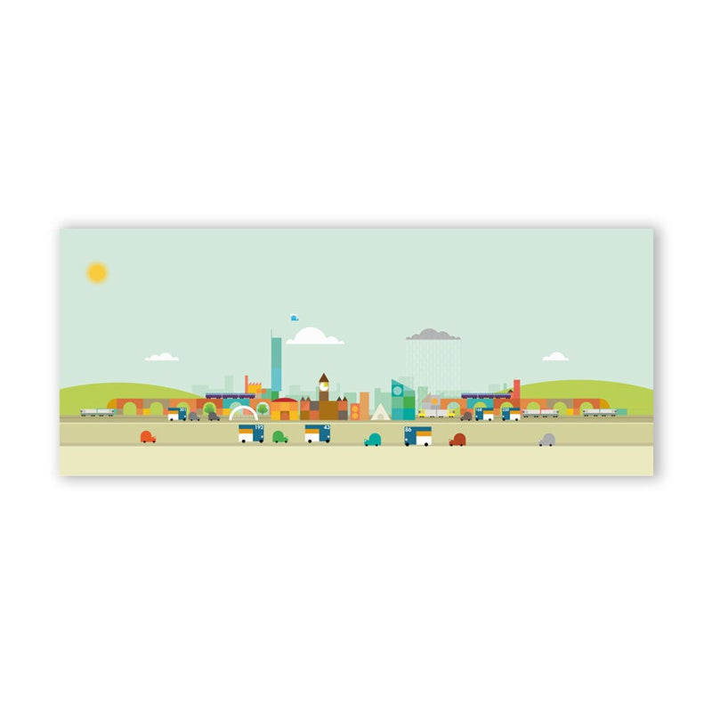 Welcome to Manchester Print by Stanley Chow