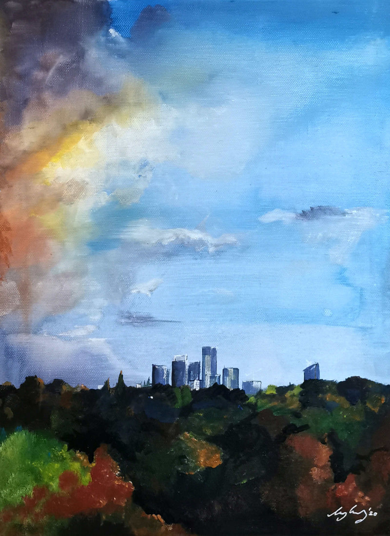 A View of Manchester Print by Amy Coney