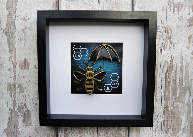 Rainy Manchester Bee by Bee Mancunian