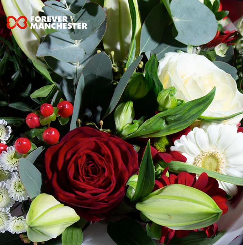 Forever Manchester Bouquet by Giraffe Flowers