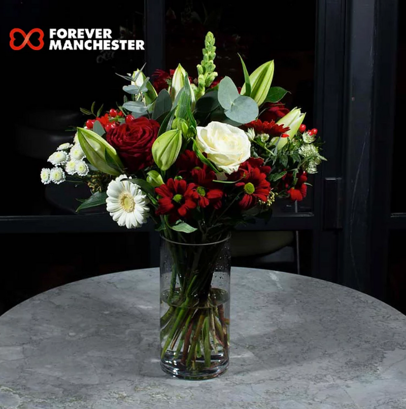 Forever Manchester Bouquet by Giraffe Flowers